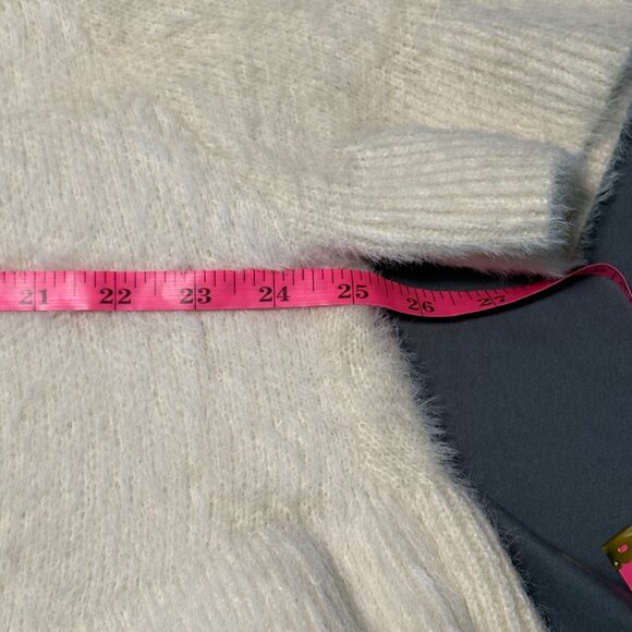 Anthropologie Poncho Style Cream Colored Women's Sweater - Picture 8 of 15